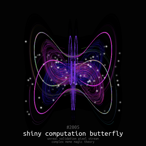 shiny butterfly NFT